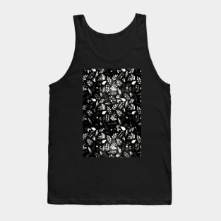 Leaves pattern Tank Top